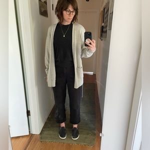 Everlane cotton cardigan sweater